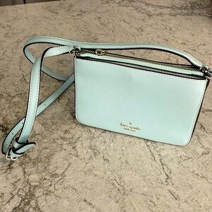 Blue/Mint Kate Spade cross body purse